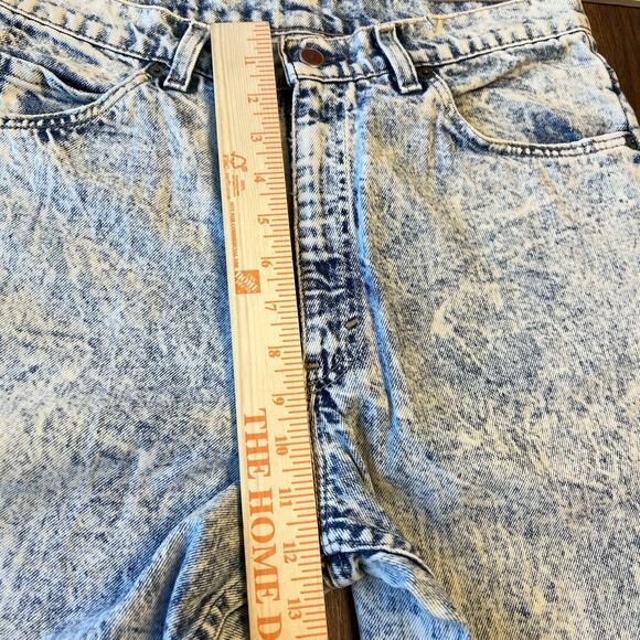 VINTAGE 80s BRITTANIA ACID STONE WASH DENIM LIGHT BLUE JEANS SIZE 31 W x 31 L - Picture 12 of 16